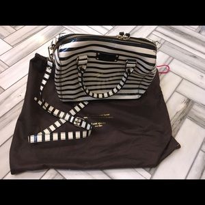 Kate Spade Patent Leather Stripe Purse